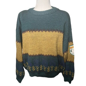 Vintage Peter Werth Wool-Blend Grandpa Knit Sweater XL